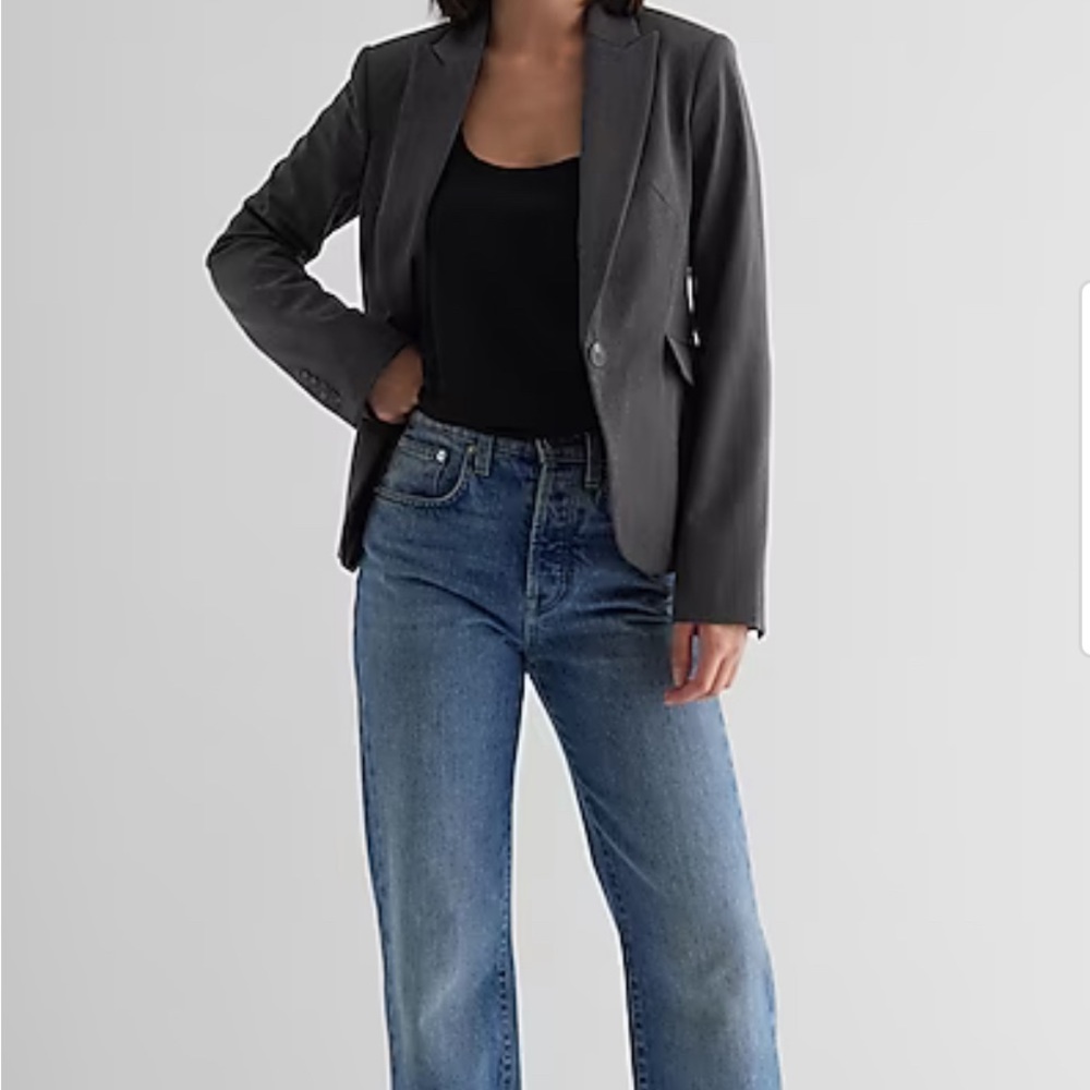Express One-Button Blazer - image 1